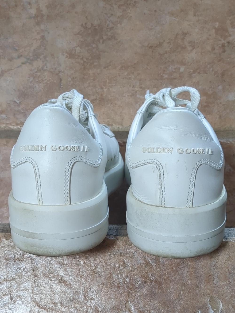 Golden Goose Pure-Star White Sneakers - Picture 5 of 8